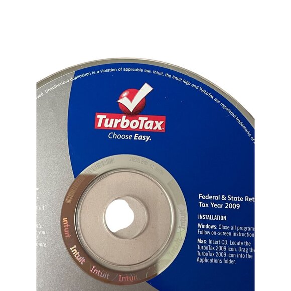 TurboTax Deluxe 2009 Software for Federal and State Tax Preparation CD-ROM - Picture 5 of 6